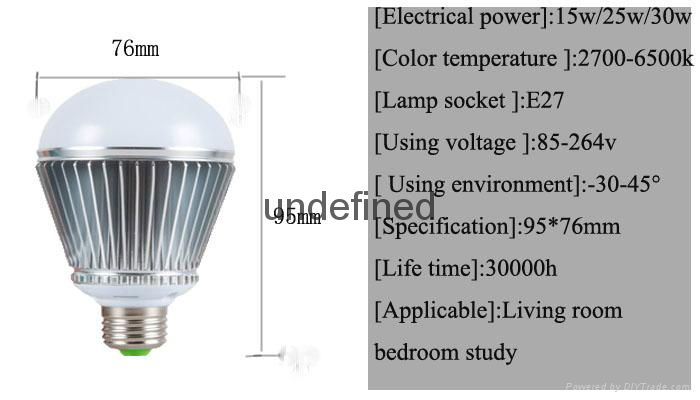 2015 new coming hot sale led bulb led lamp  3