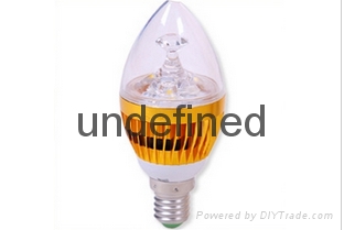 3w E14 bulb LED Candle with CE RoHS Approval light bulb  1