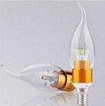 3 watt E14  LED Candle light bulb LED