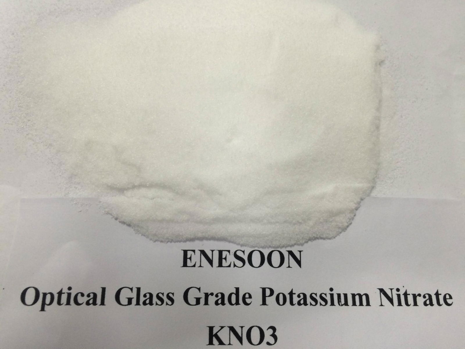 Optical Glass Grade KNO3 Potassium Nitrate