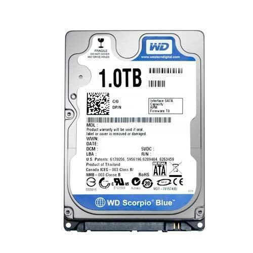 Western Digital WD Blue 1TB 2.5" Internal HDD Mobile Hard Drive Disk