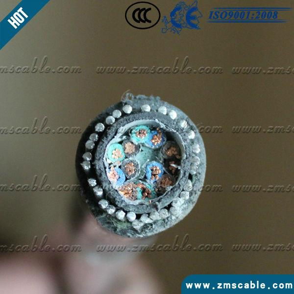 multi-core twisted pair Lead sheathed swa armour instrument cable 5