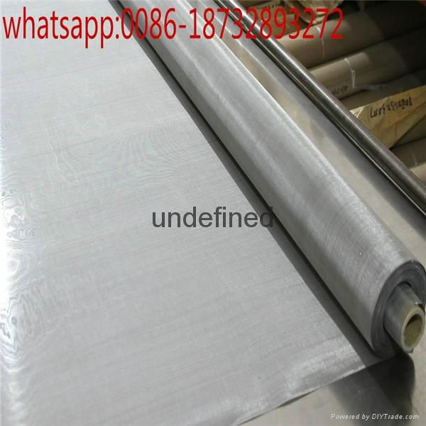 100 micron bright pure tungsten wire mesh for light filtering