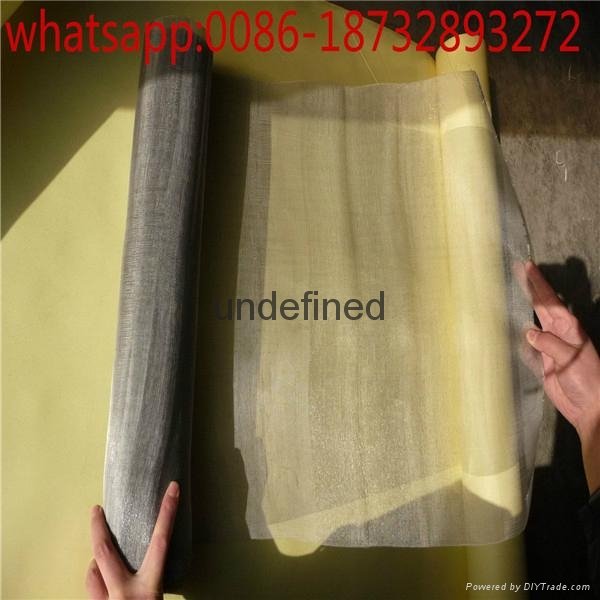tungsten wire mesh for electromagnetic radiation shield