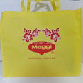 yellow customized non woven bag