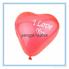 Wedding party balloons Heart balloons