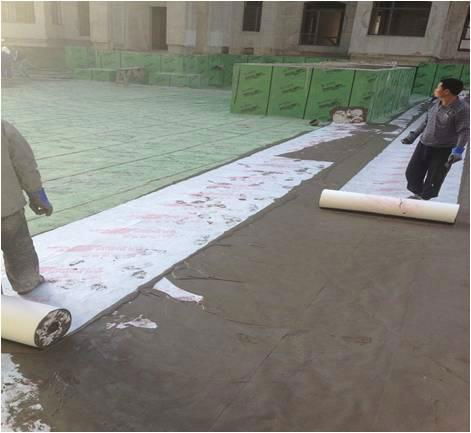  Strong Cross HDPE Membrane Self-Adhesive Bitumen Waterproofing Membrane 2