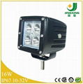 Hot sell square 16W led work light high