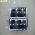 5W solar glass lamination panels with high efficiency 3