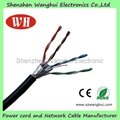 China manufacture 23awg 24awg copper cat5e ftp lan cable 3