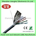 China manufacture 23awg 24awg copper cat5e ftp lan cable 1