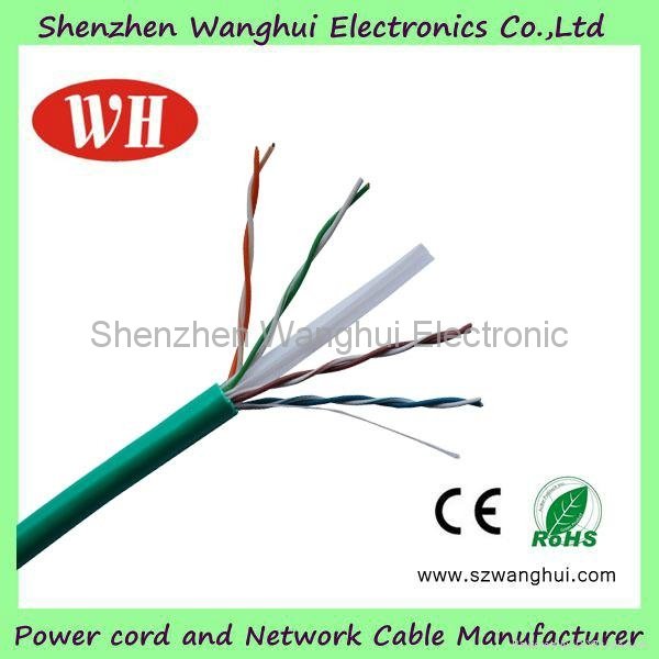 Factory direct sales 23awg cu utp cat6 network cable with competitive price 2