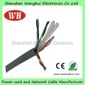 Factory direct sales 23awg cu utp cat6 network cable with competitive price 3