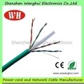 CE approved indoor outdoor bare copper utp cat6 China network cable 5