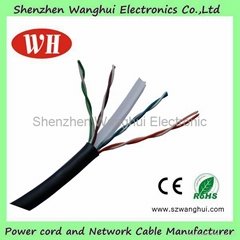 CE approved indoor outdoor bare copper utp cat6 China network cable