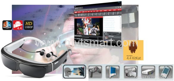 ANDROID Virtual Reality Video Glasses 3