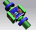 Coaxial positive and negative mechanism noiseless design and manufacture 1