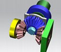 Coaxial positive and negative mechanism noiseless design and manufacture 2