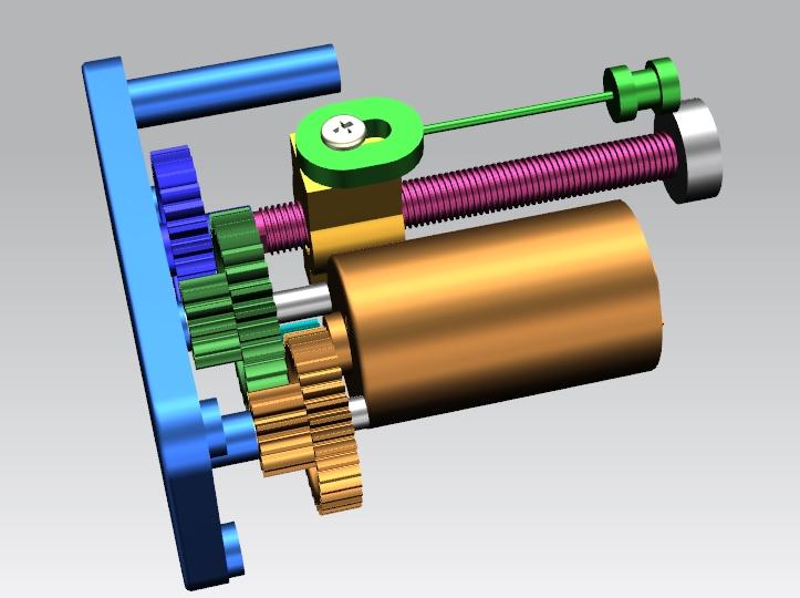 Mobile phone lift module design _ custom output torque and moving speed 4