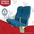 Passenger vessel seating alloy seat and