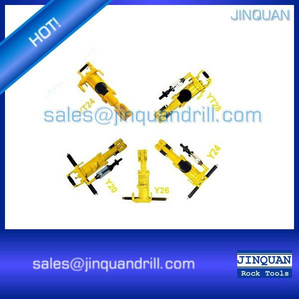 Jinquan Y6 Y19A Y20 Y24 Y26 YT27 YT28 YT29A Pneumatic Rock Drill Jack Hammer 2