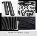 3K Twill Glossy Carbon Fiber Tube 25*23*1000mm 3
