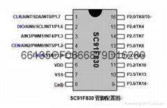 易峰晨科技煮蛋器IC芯片SC91F830