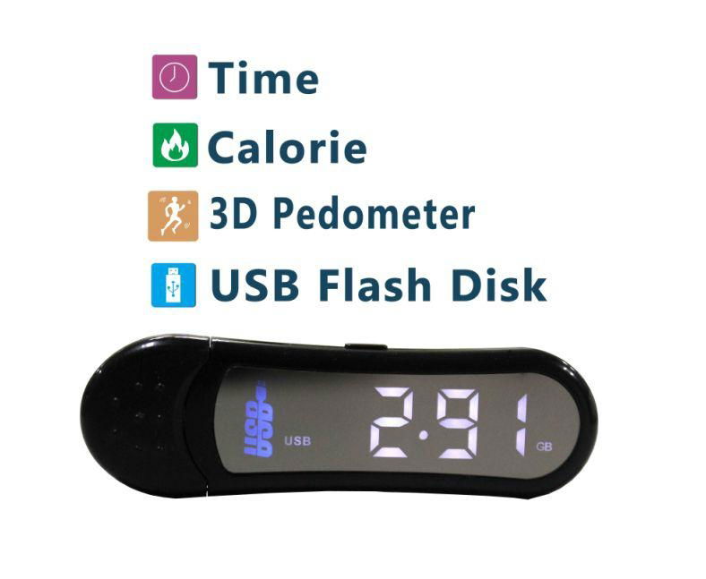 8GB Multifunction 3D Monitor Calories Pedometer USB2.0 Flash Disk 4