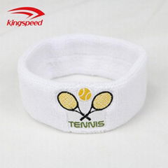 Custom sport cotton embroidery headband