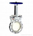 l   ed / flanged Steel Knife Gate Valve 1