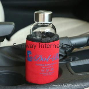 Portable bottle car warmer 