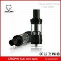 New products Uwell Crown TC Atomizer 4ml Top Refilling Sub Ohm Tank Huge Vapor 0 4