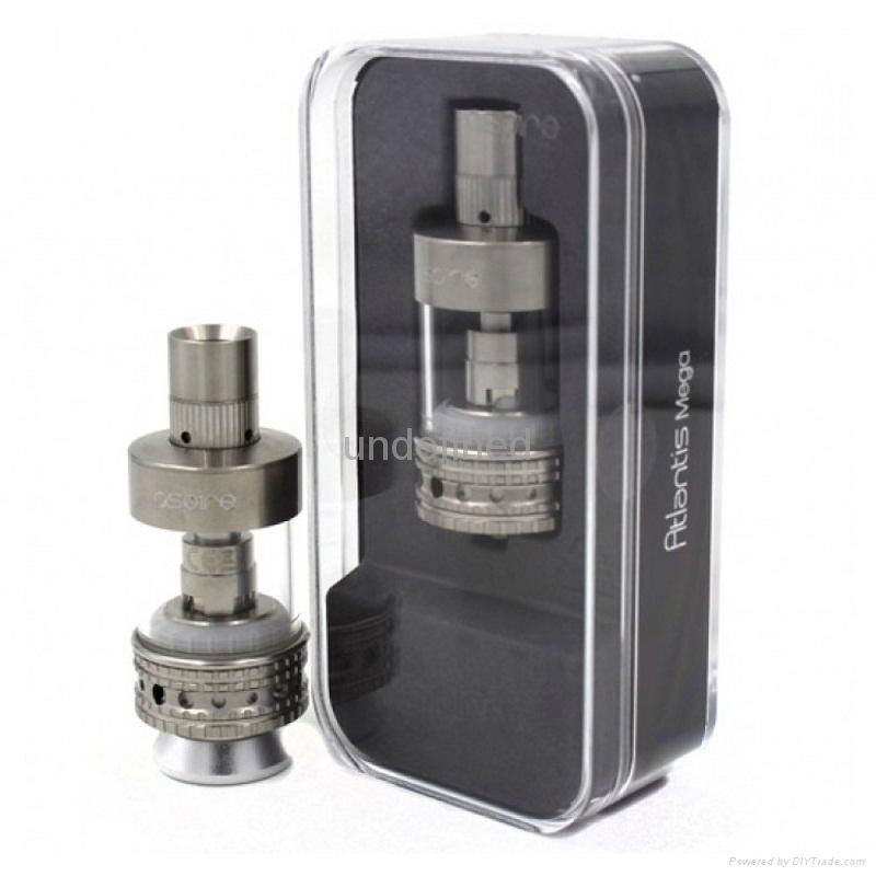 Good Selling Aspire atlantis Mega atomizer 510 thread Sub ohm Aspire Vaporizer a 5