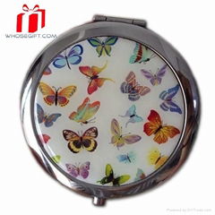 Epoxy Compact Mirror For Promotional Gift