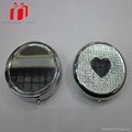 Fancy Round-shaped Metal Pill Boxes With Logo Or Peafowl Picture Printed 4
