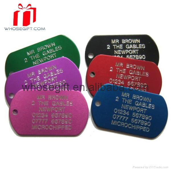 Dog Cat Tag Id Aluminium Tag 3