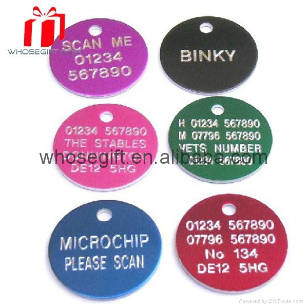 Dog Cat Tag Id Aluminium Tag 5