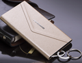 power bank with envelope shape design,leather housing  4