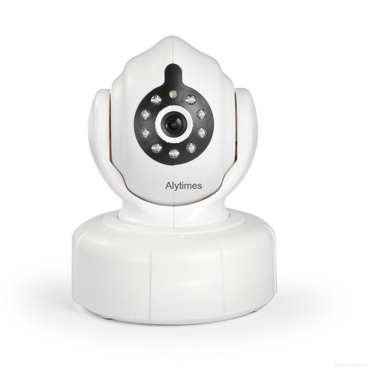 Alytimes Aly008 HD indoor 2-way audio video surveillance ip network camera 720p 