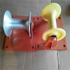 Cable pulley roller,Aluminum Nylon Triple cable pulley,cable laying roller