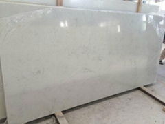 White based Artificial quartz Stone