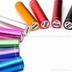 Tube shape mini portable Power banks