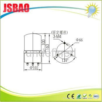 LTE1101J   220v 交通火灾消防工业声光旋转警示灯 5