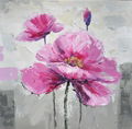 modern home decorative floral oil painting picture on canvas 