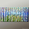 modern Birch Tree oil Painting