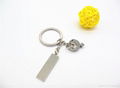 Promotional metal zinc alloy key chian 5