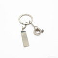 Promotional metal zinc alloy key chian 4