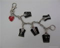 Customized metal alloy keychain for