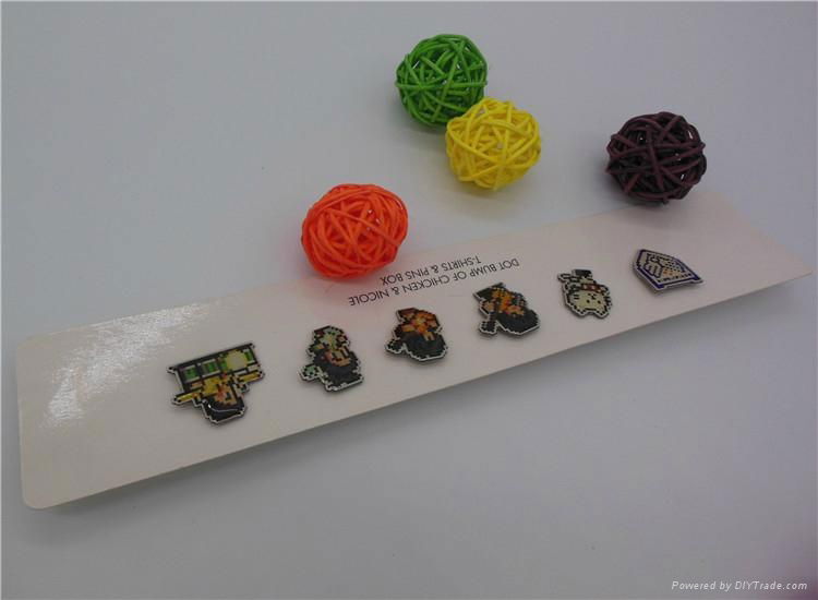 Metal badge set offset printing crafts 4