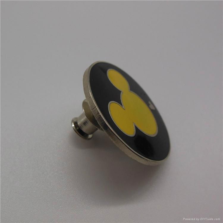 Custom enamel metal button badge 2